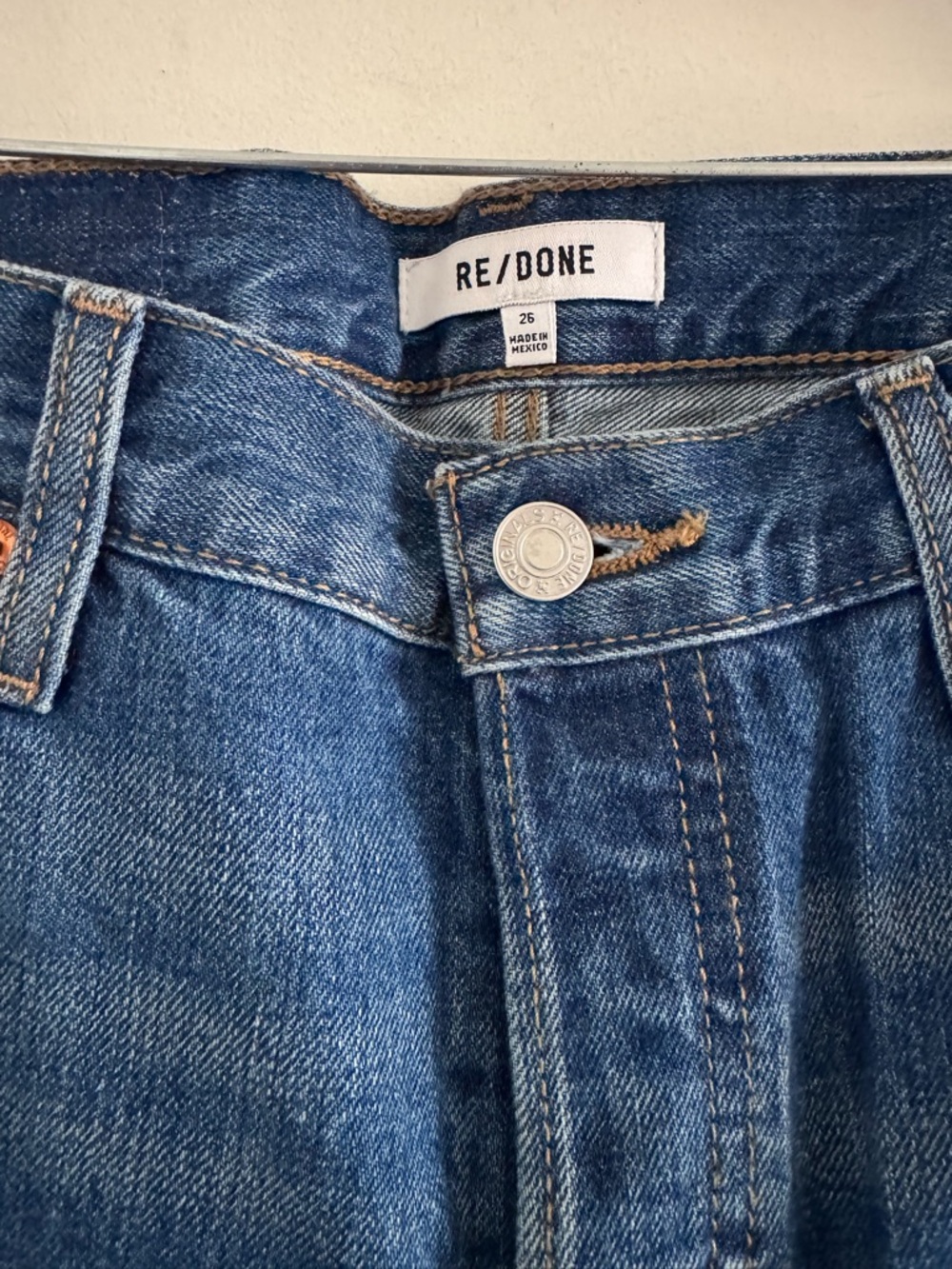 RE/DONE Originals Long Loose jeans in bay fade - Picture 5 of 7